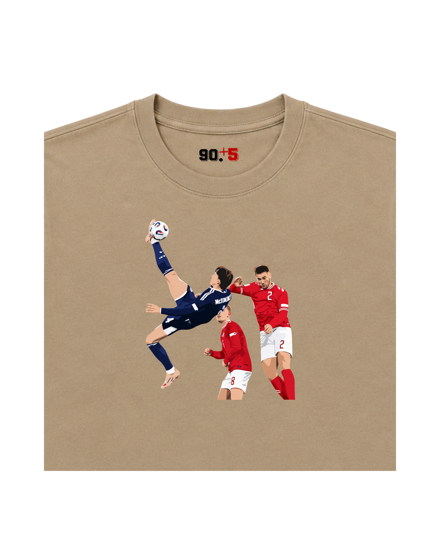 Scotland - McTominay vs Denmark | Printed Club Classic T-Shirt