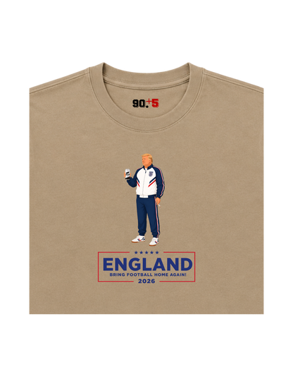 England - Bring Football Home Again | Printed Club Classic T-Shirt