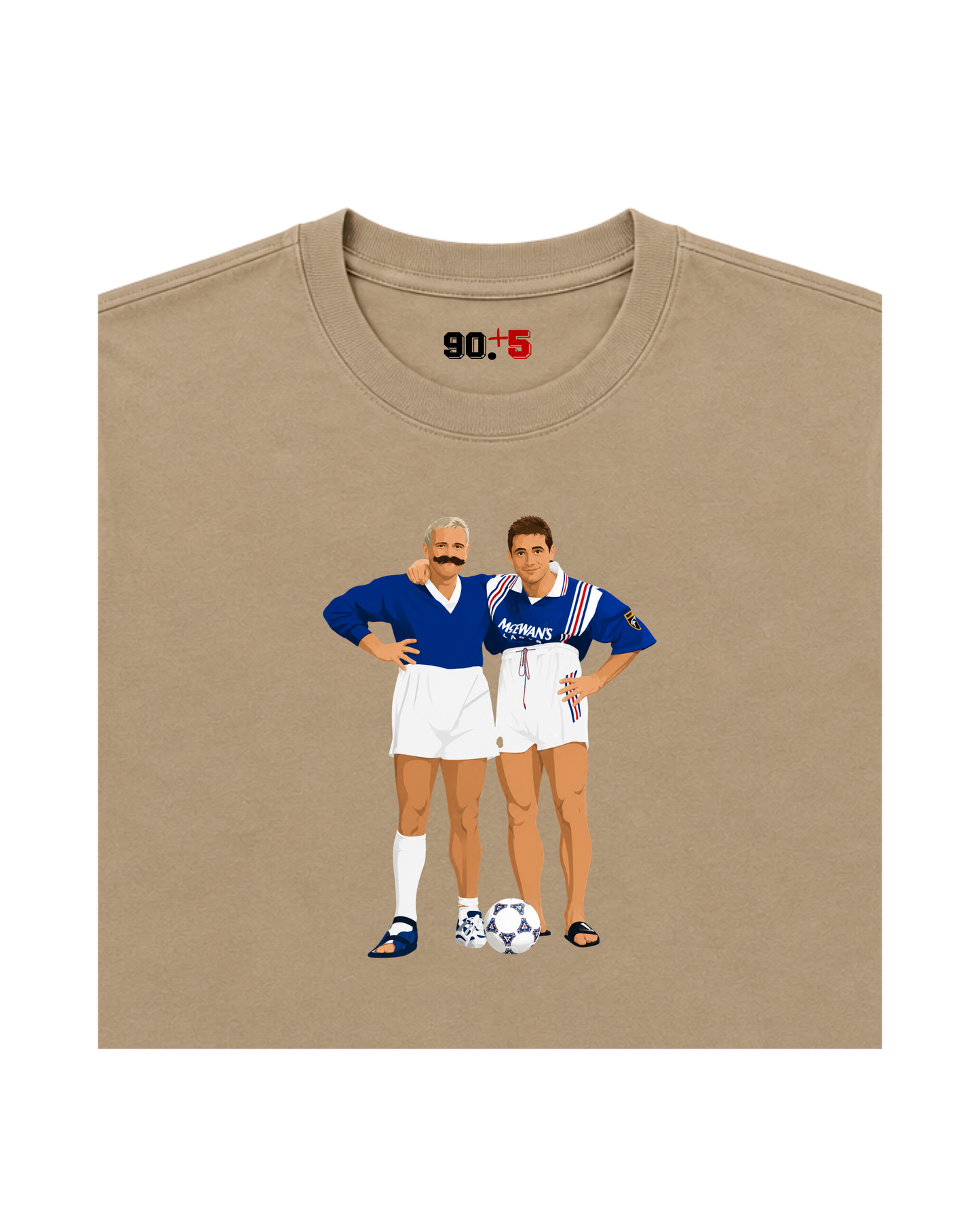 Rangers FC - McCoist & Gazza | Printed Club Classic T-Shirt