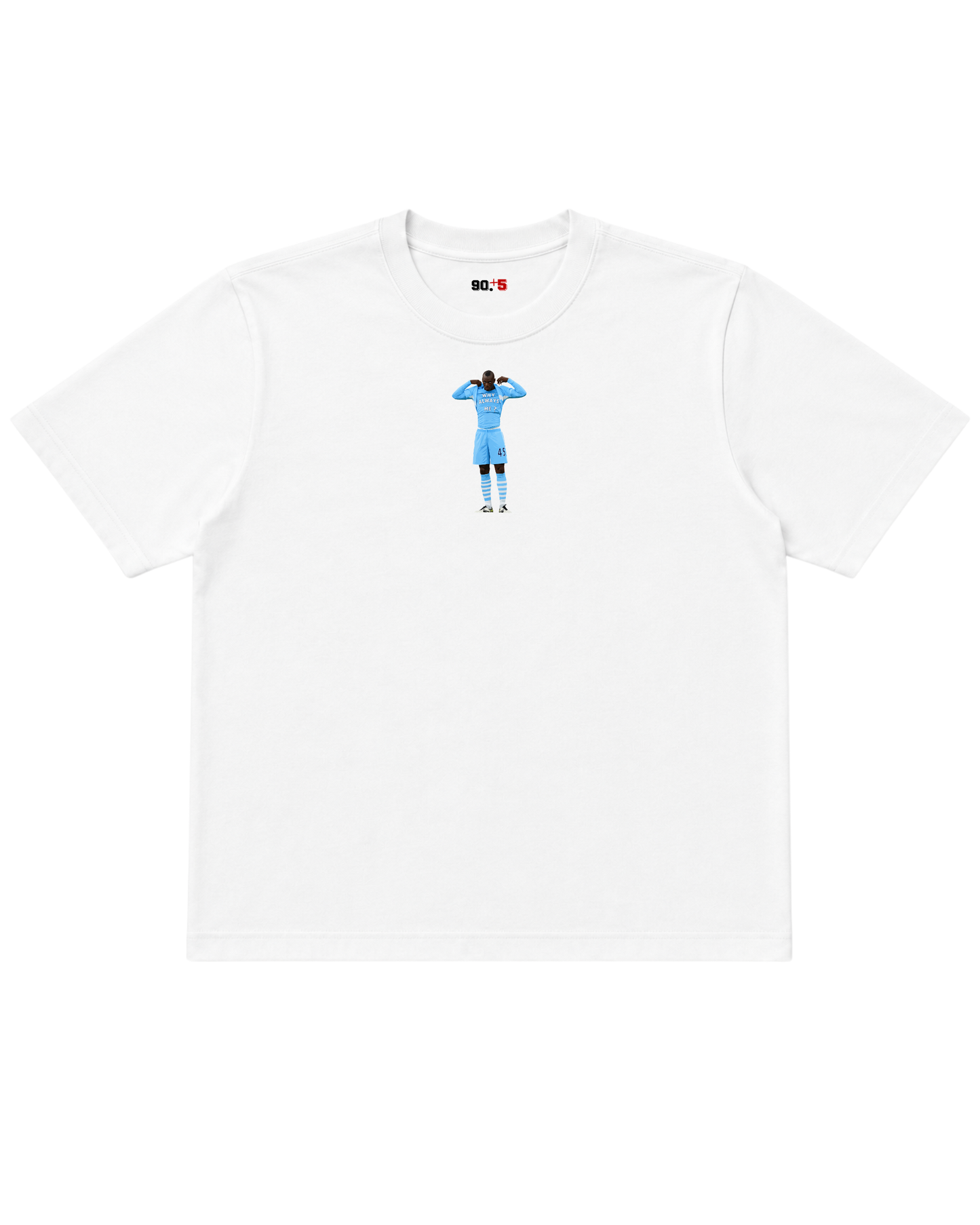 Manchester City - Why Always Balotelli? | Printed Club Classic T-Shirt
