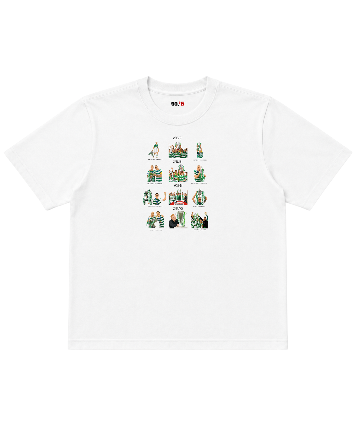 Celtic FC - Quadruple Treble | Printed Club Classic T-Shirt