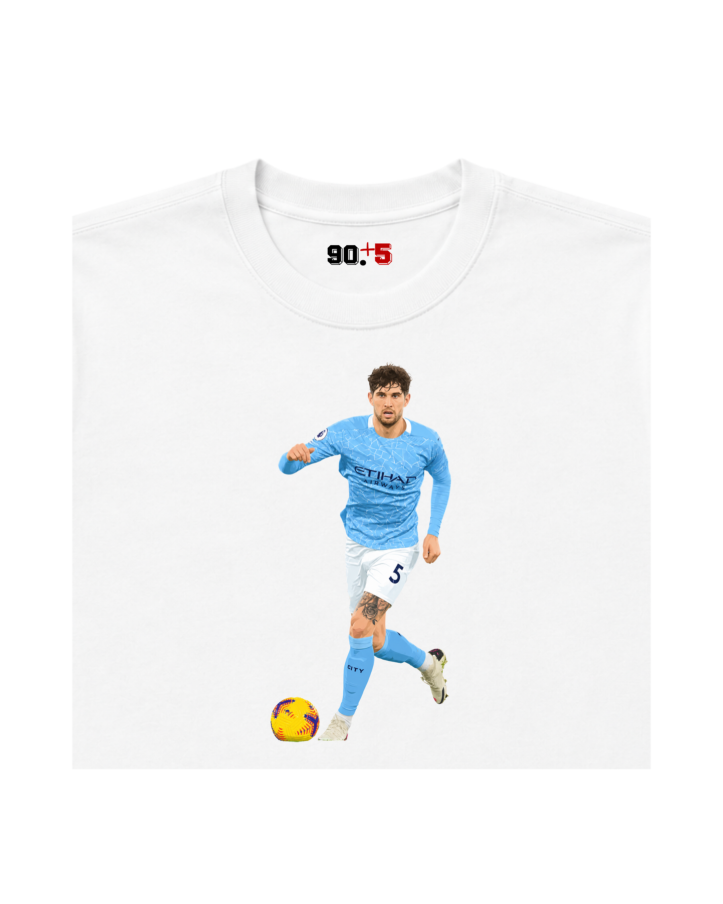 Manchester City - Stones | Printed Club Classic T-Shirt