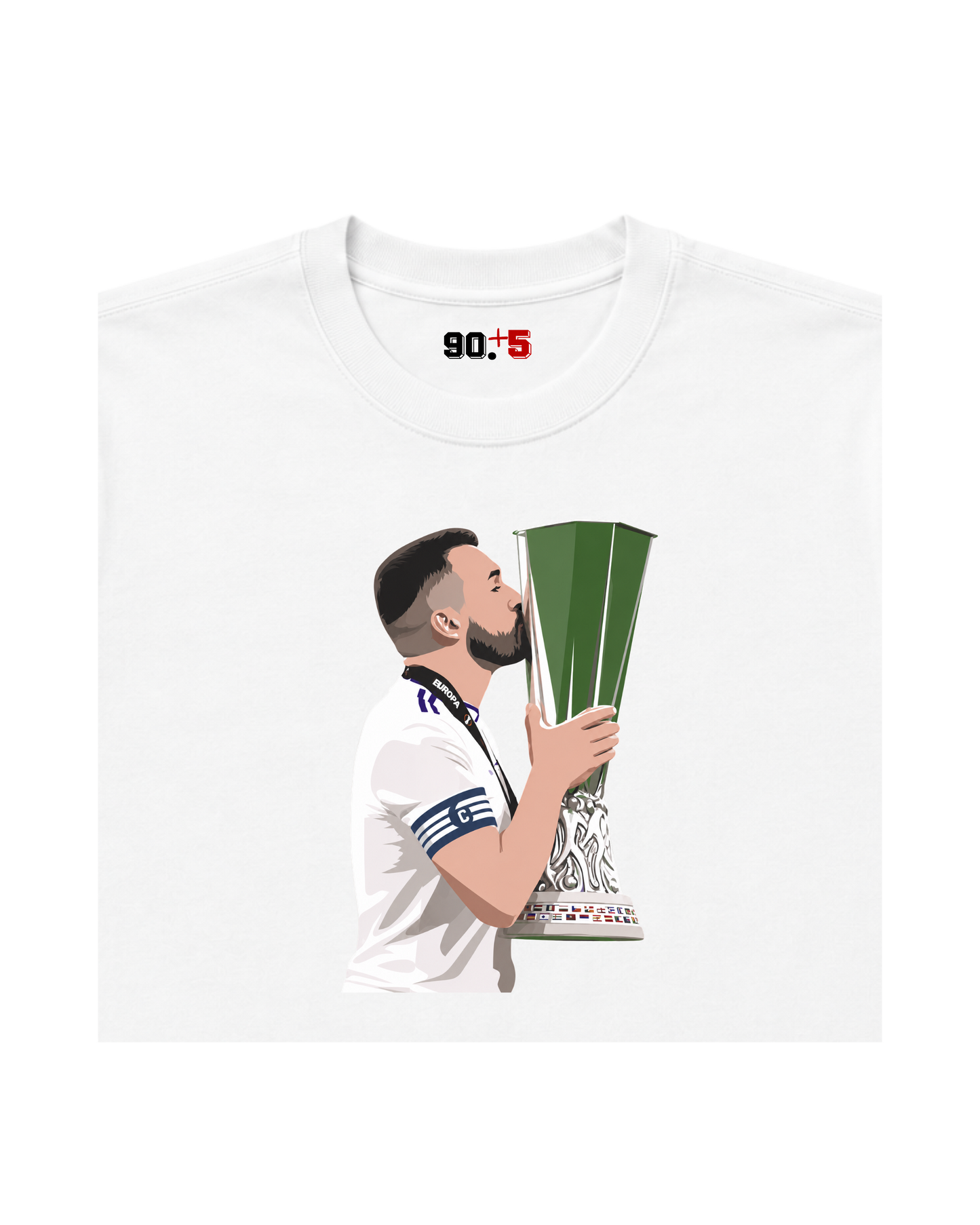 Aston Villa - McGinn Europa League | Printed Club Classic T-Shirt