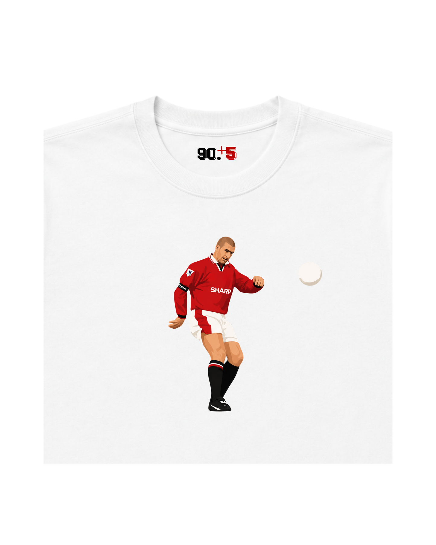 Manchester United - Cantona Chip vs Sunderland | Printed Club Classic T-Shirt