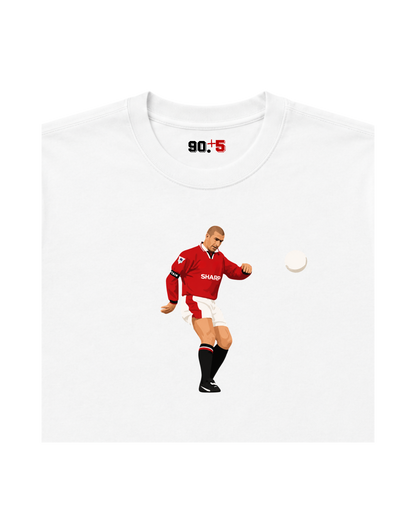 Manchester United - Cantona Chip vs Sunderland | Printed Club Classic T-Shirt