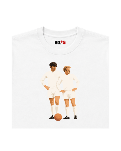 Leeds United - Bremner & Lorimer | Printed Club Classic T-Shirt