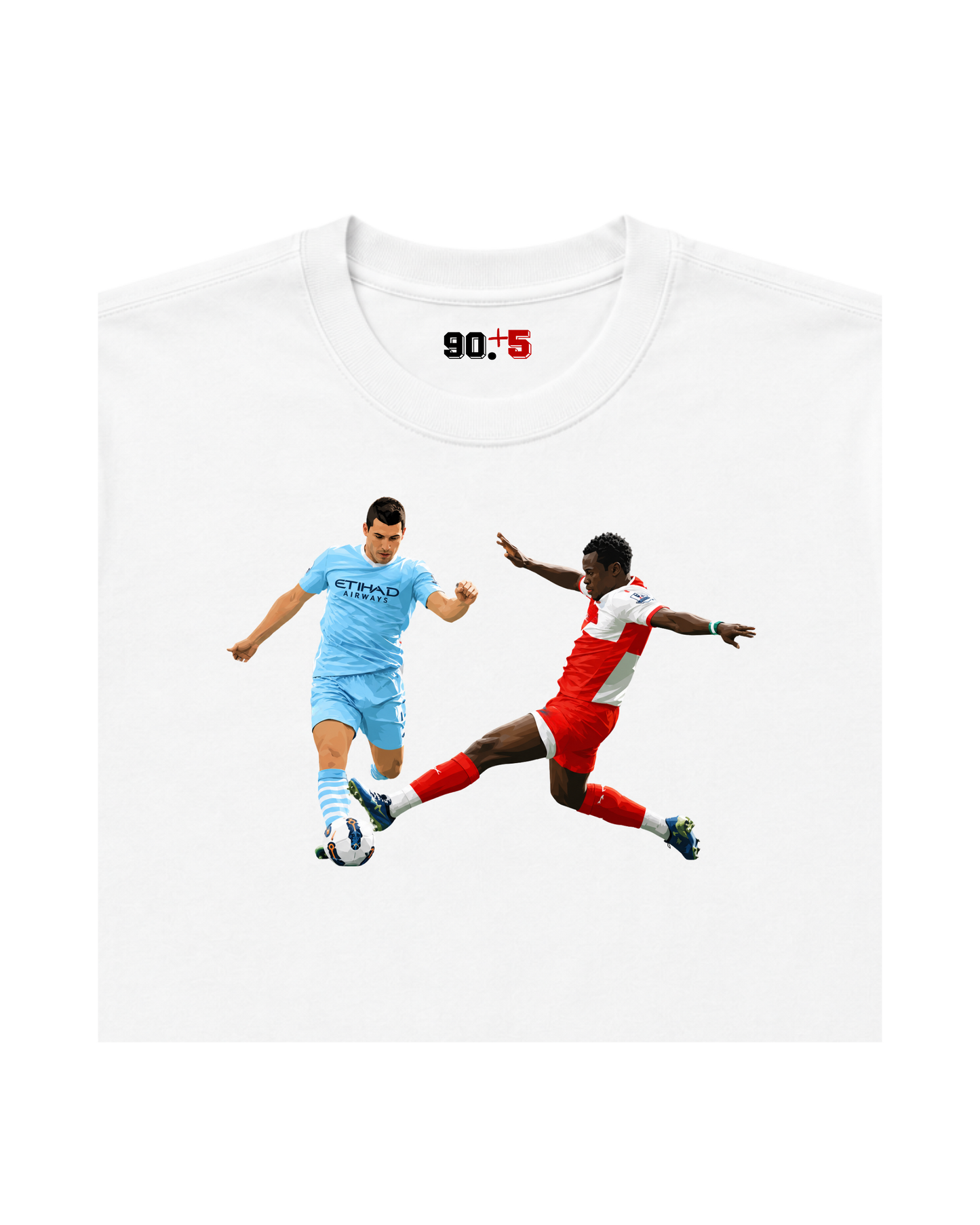 Manchester City - Agüerooooooooooooooooo | Printed Club Classic T-Shirt