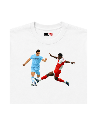 Manchester City - Agüerooooooooooooooooo | Printed Club Classic T-Shirt