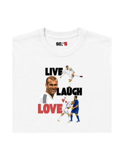 Live. Laugh. Love. Zidane Tee
