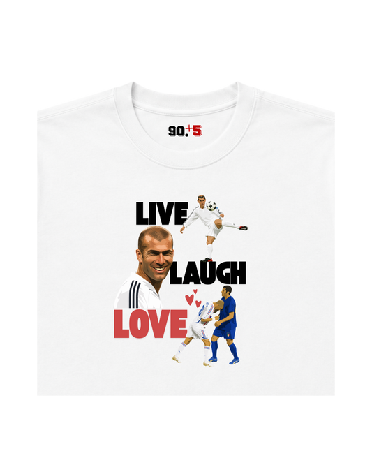 Live. Laugh. Love. Zidane Tee