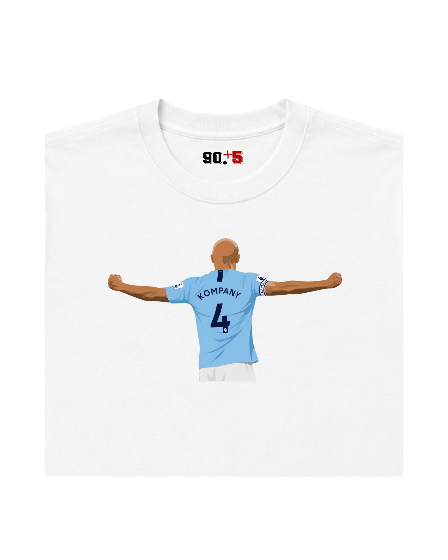 Manchester City - Kompany | Printed Club Classic T-Shirt