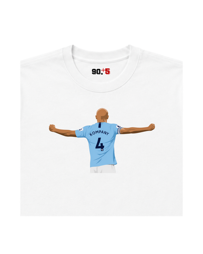Manchester City - Kompany | Printed Club Classic T-Shirt