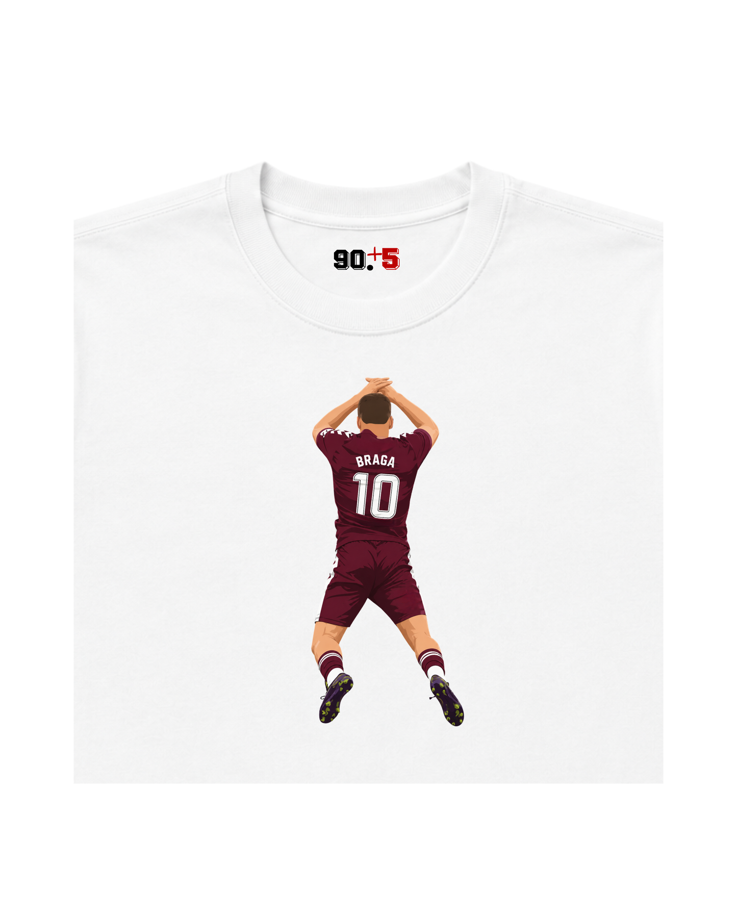 Heart Of Midlothian - Claudio | Printed Club Classic T-Shirt