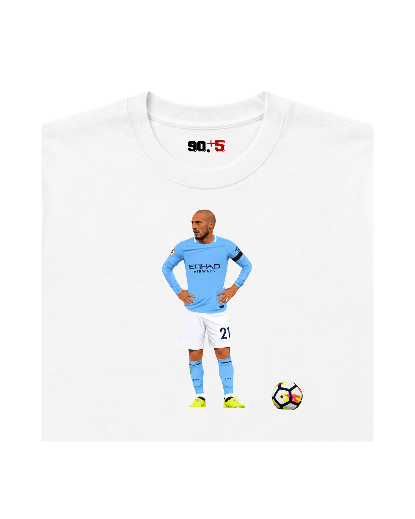 Manchester City - Silva | Printed Club Classic T-Shirt