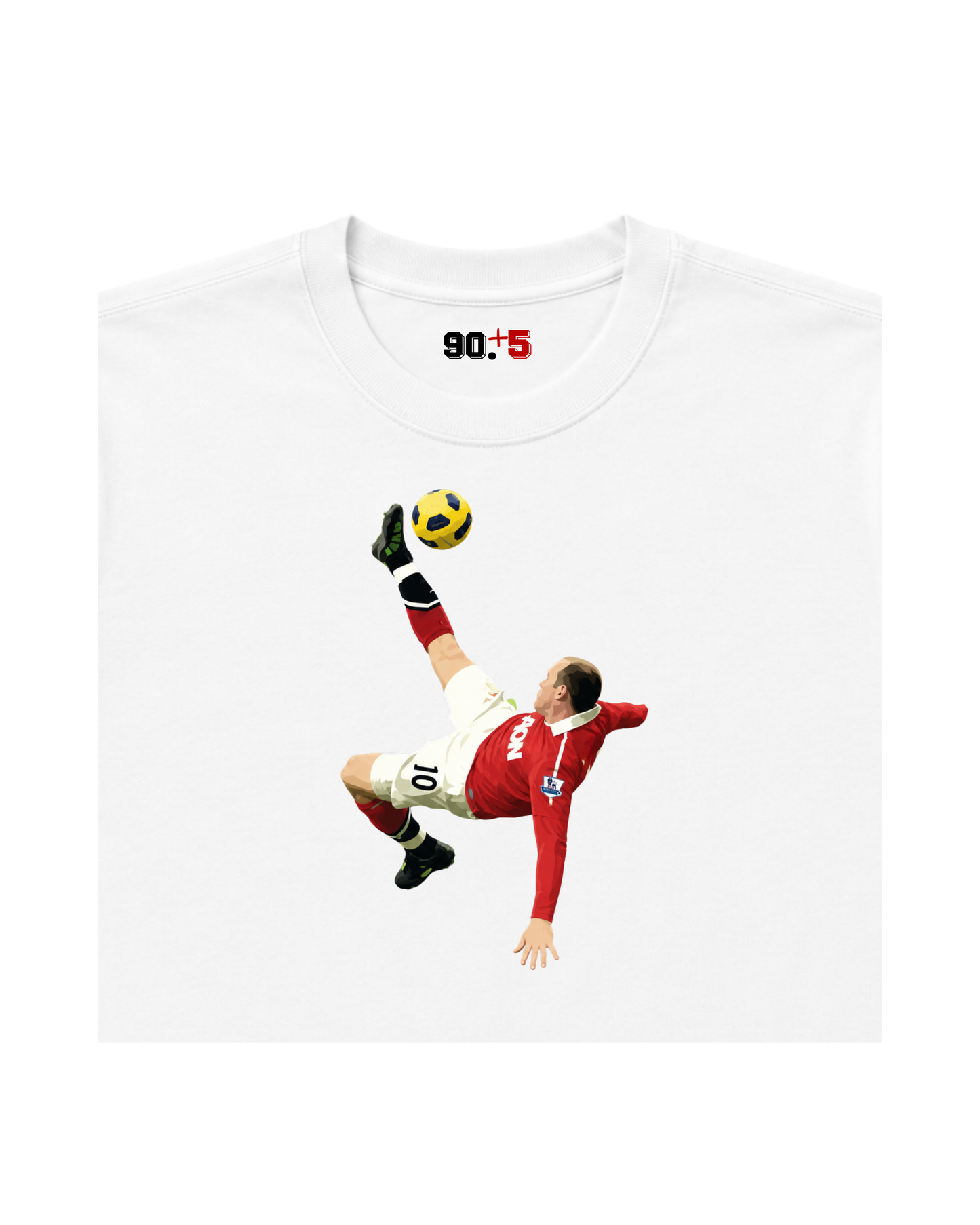 Manchester United - Rooney Overhead vs City | Printed Club Classic T-Shirt