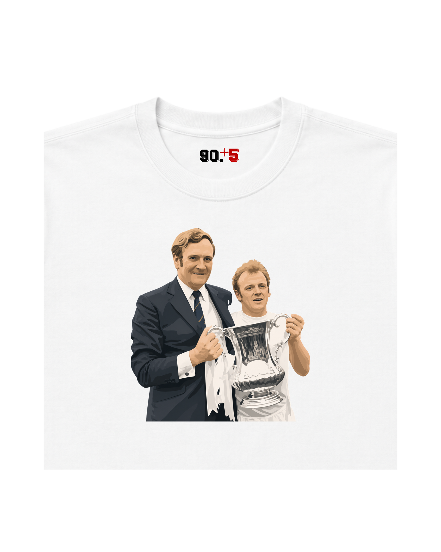 Leeds United - Bremner & Revie | Printed Club Classic T-Shirt