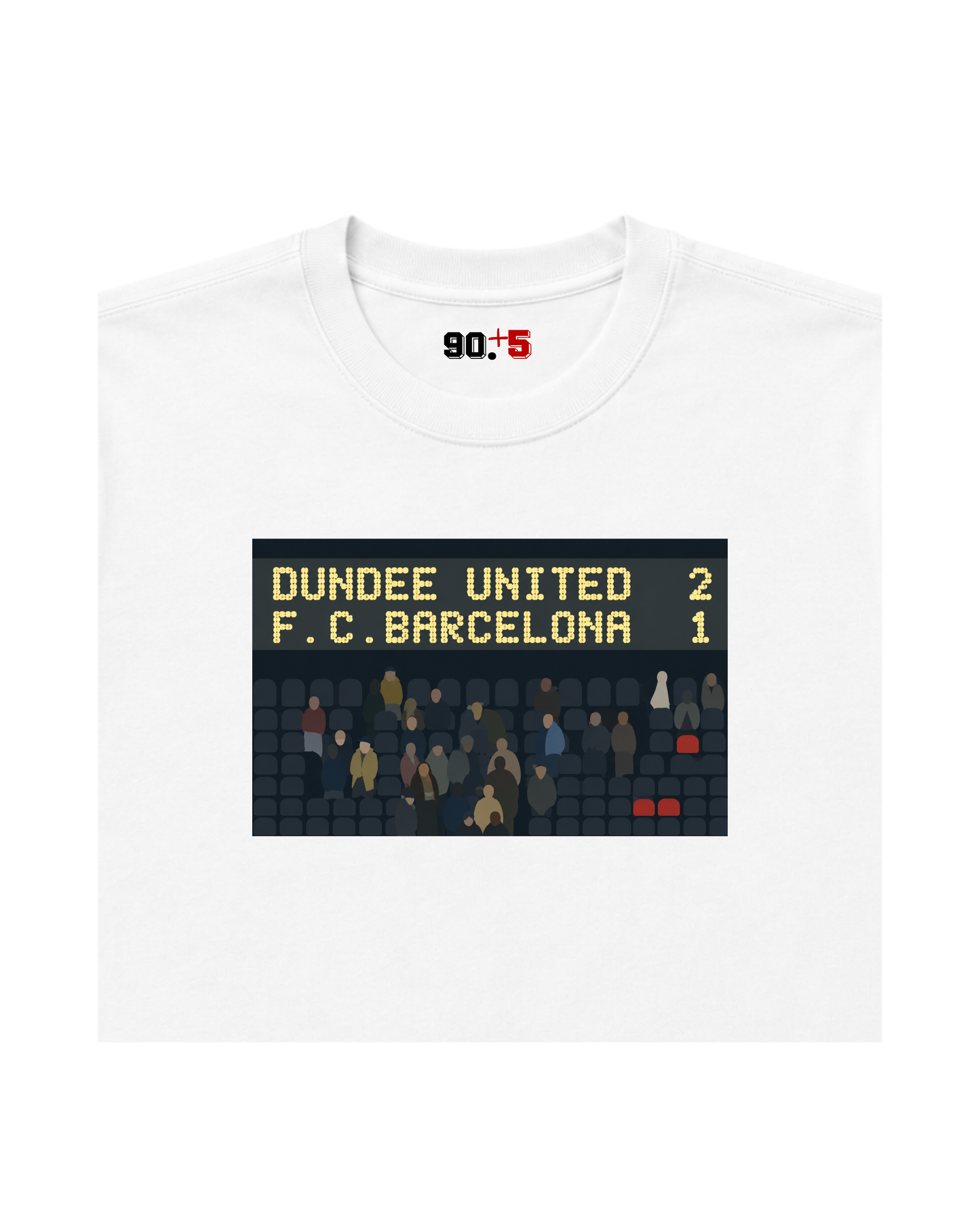 Dundee United - 2-1 vs Barcelona | Printed Club Classic T-Shirt