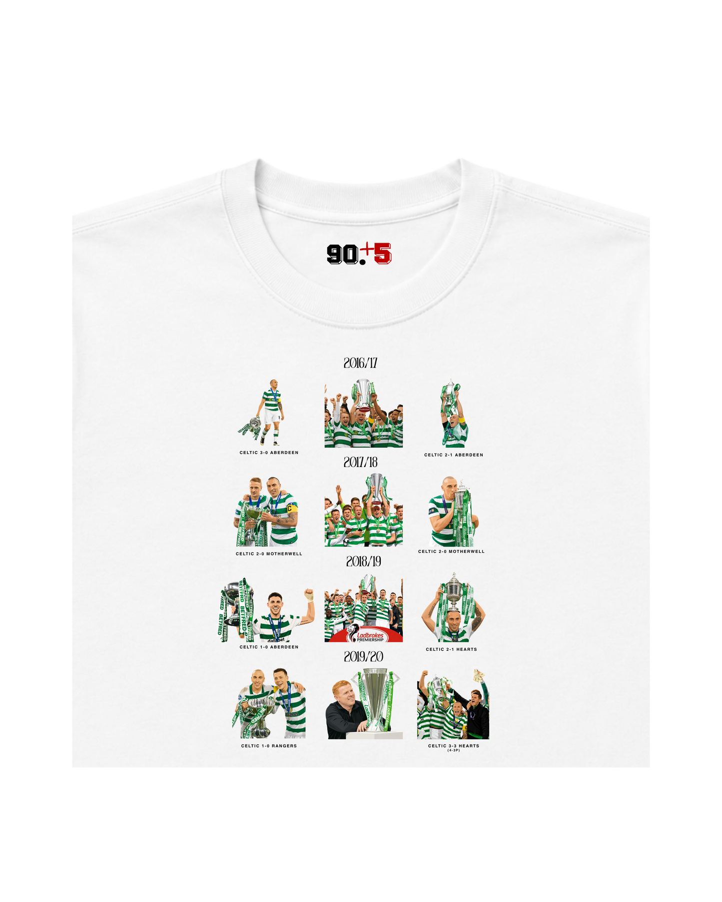 Celtic FC - Quadruple Treble | Printed Club Classic T-Shirt