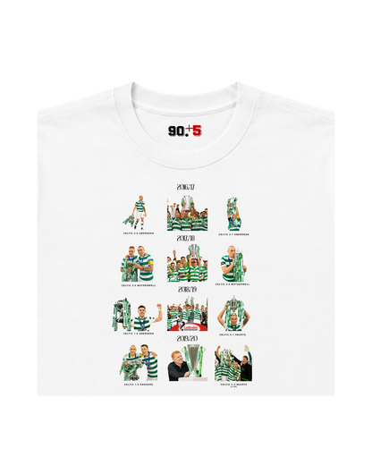 Celtic FC - Quadruple Treble | Printed Club Classic T-Shirt