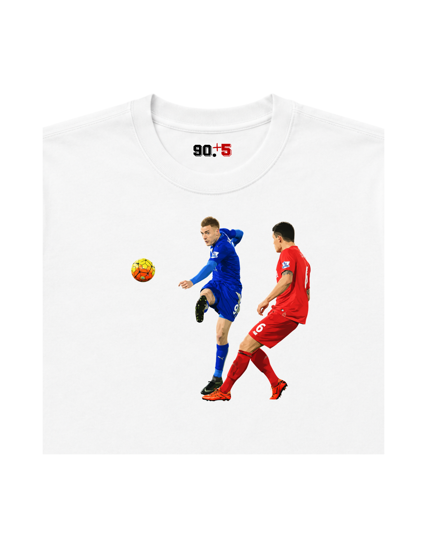Leicester City - Vardy vs Liverpool | Printed Club Classic T-Shirt