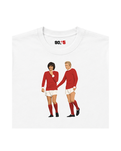 Manchester United - Law & Best | Printed Club Classic T-Shirt