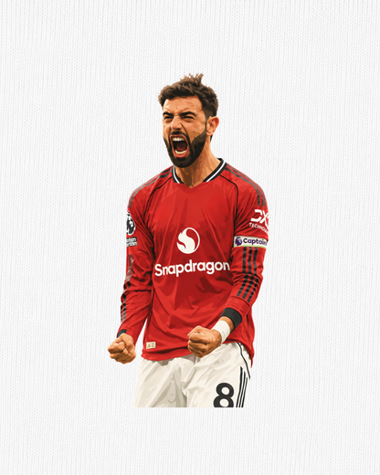 Manchester United - Fernandes | Printed Club Classic T-Shirt