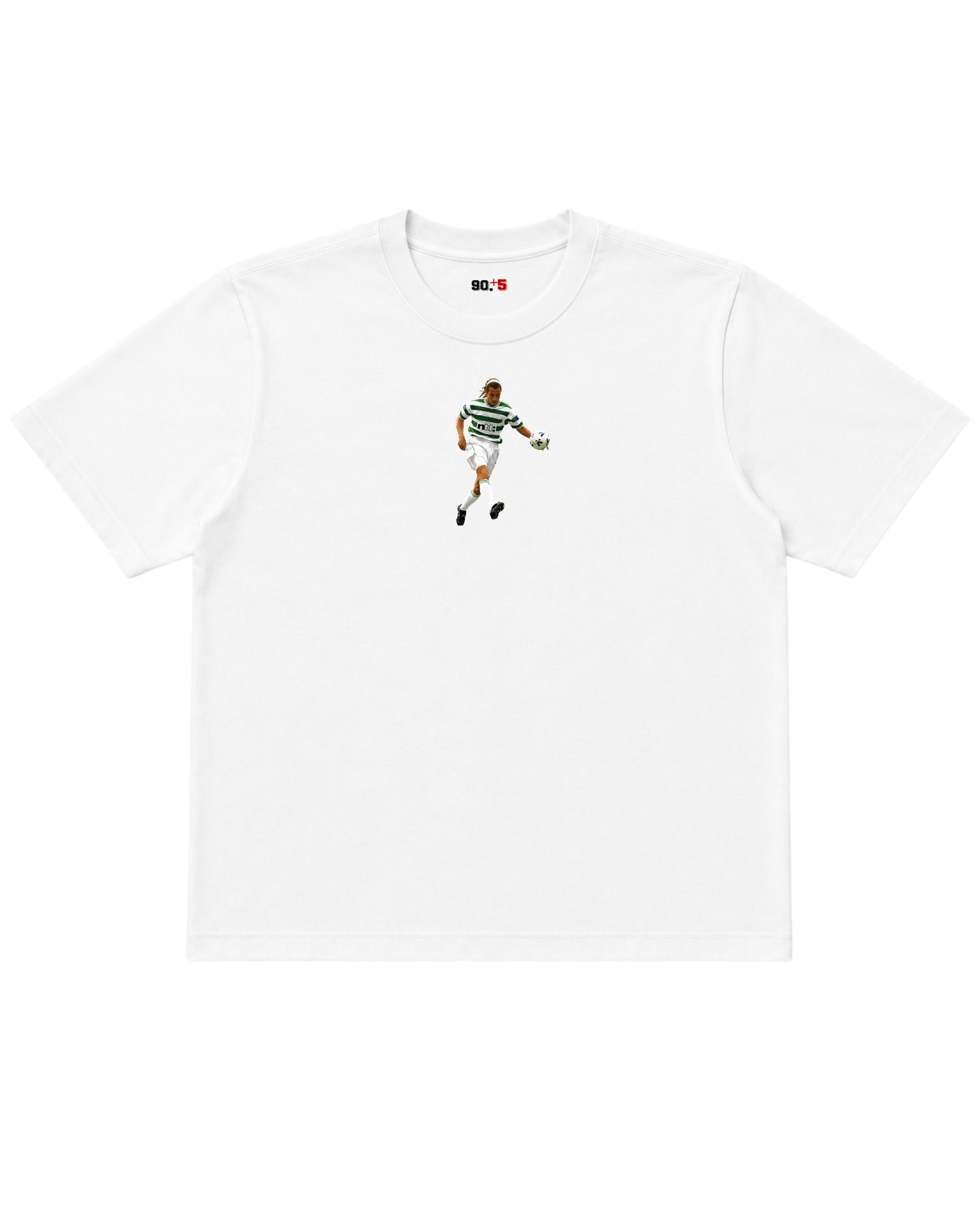 Celtic FC - Larsson Chip vs Rangers | Printed Club Classic T-Shirt
