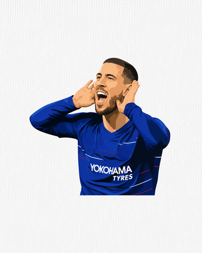 Chelsea - Hazard | Printed Club Classic T-Shirt