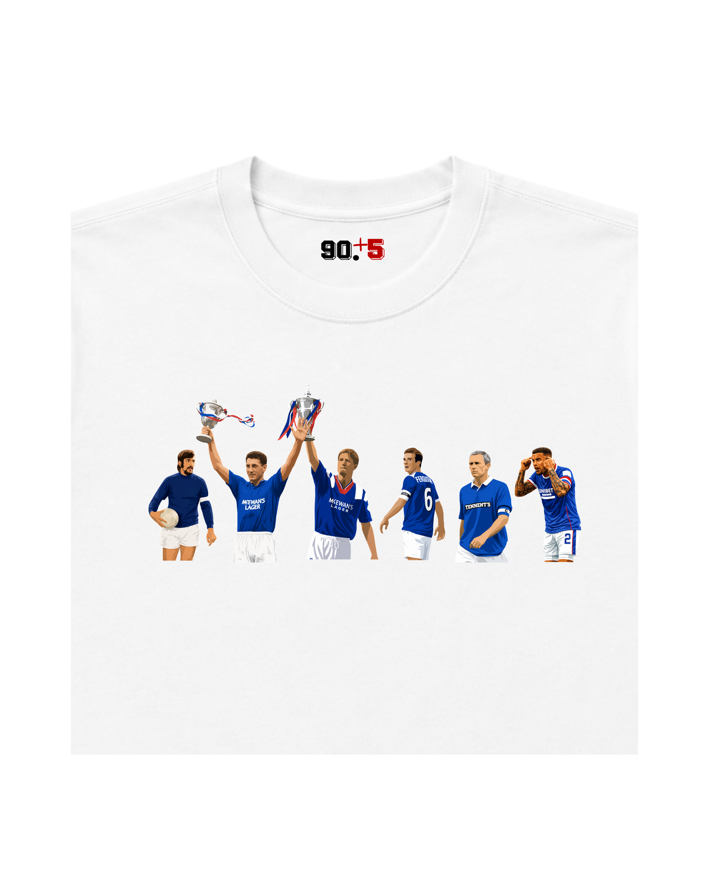 Rangers FC - Captains | Printed Club Classic T-Shirt