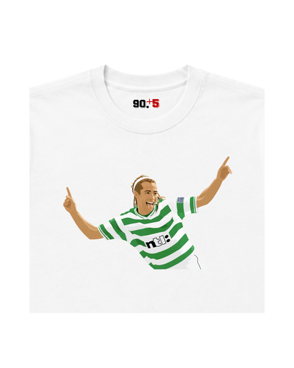 Celtic FC - Larsson | Printed Club Classic T-Shirt