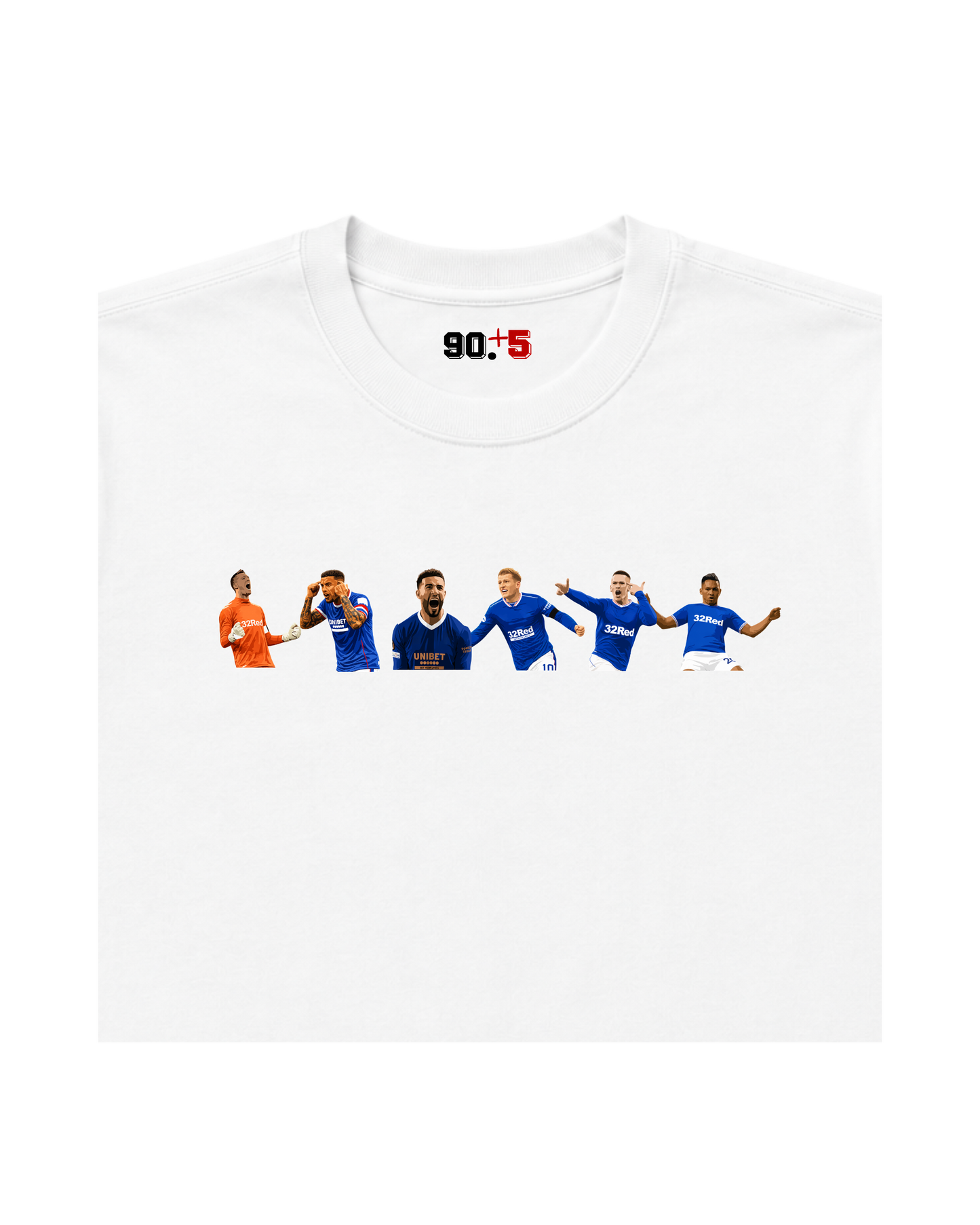 Rangers FC - 55 Heroes | Printed Club Classic T-Shirt