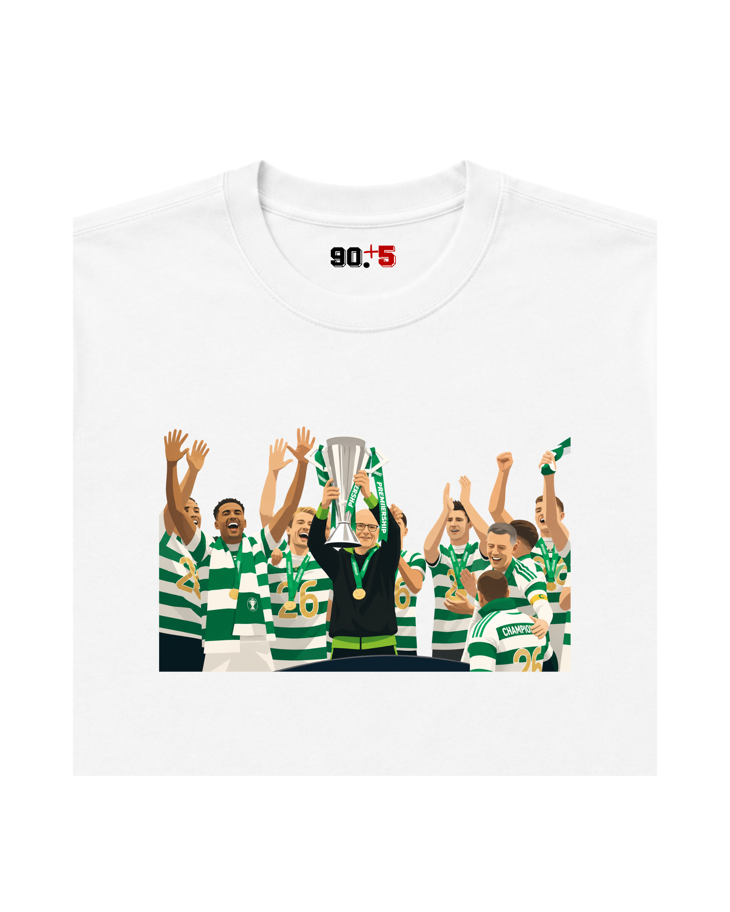 Celtic FC - 56th League Title | Printed Club Classic T-Shirt