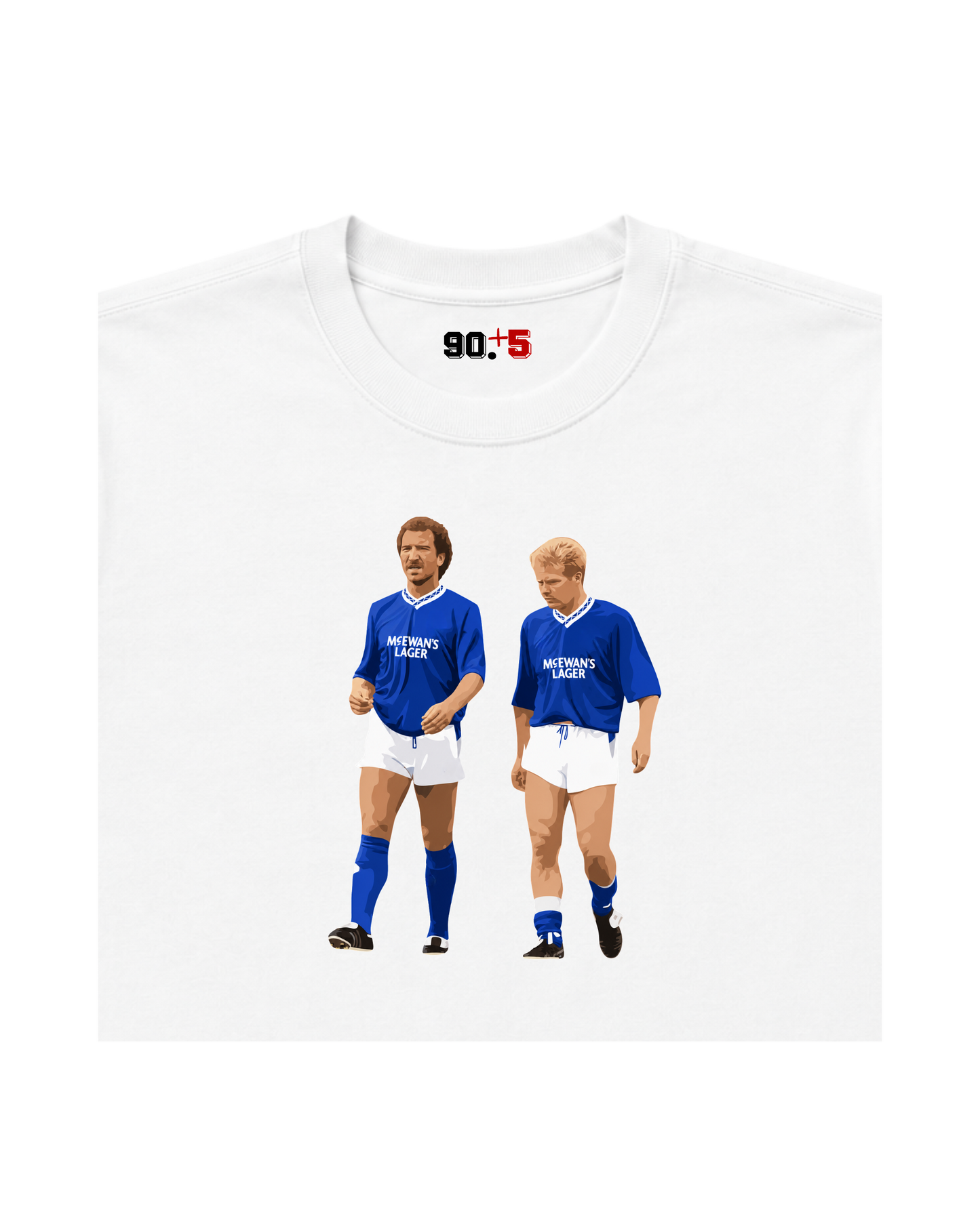 Rangers FC - Souness & Mo | Printed Club Classic T-Shirt