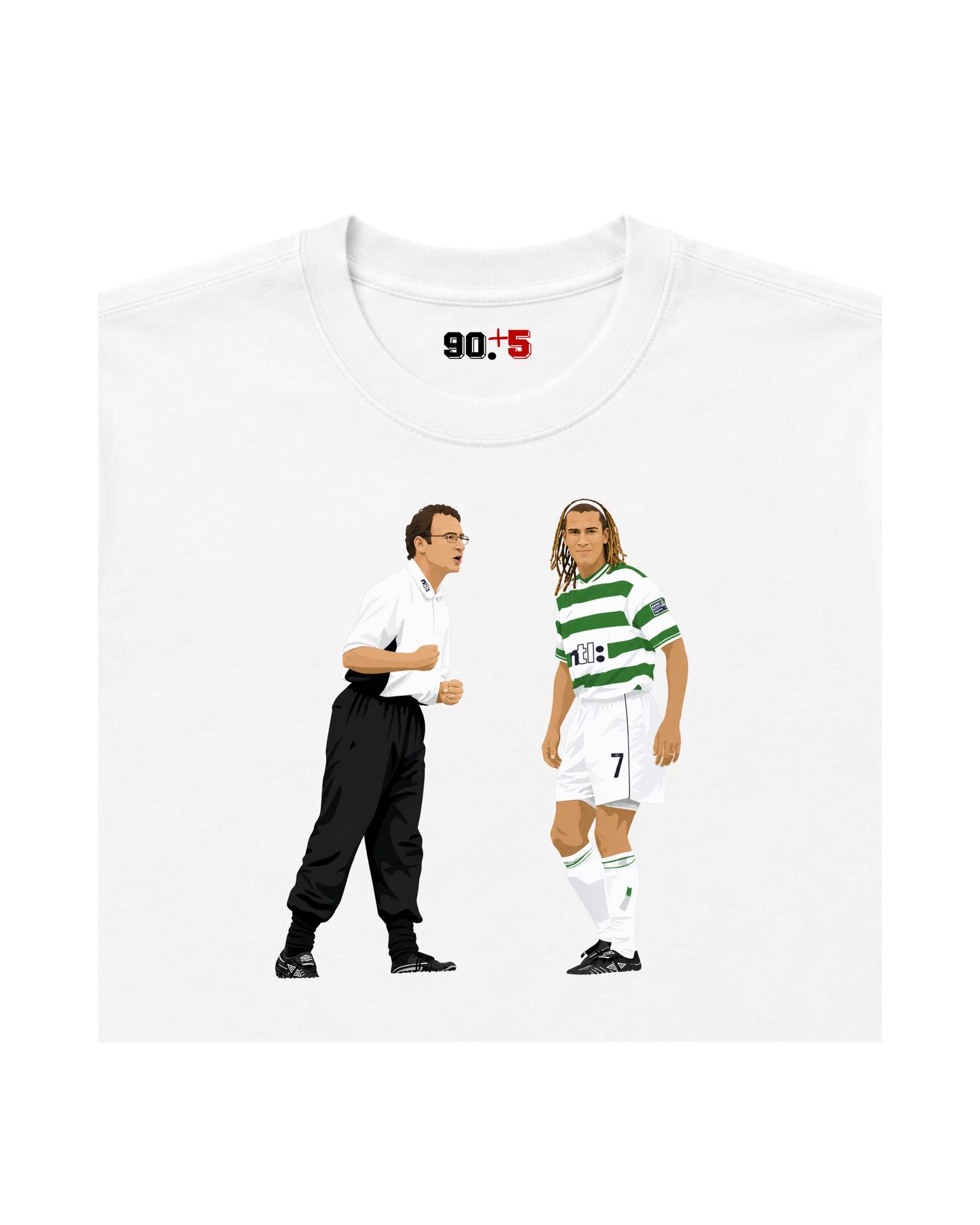 Celtic FC - Larsson & O'Neill | Printed Club Classic T-Shirt