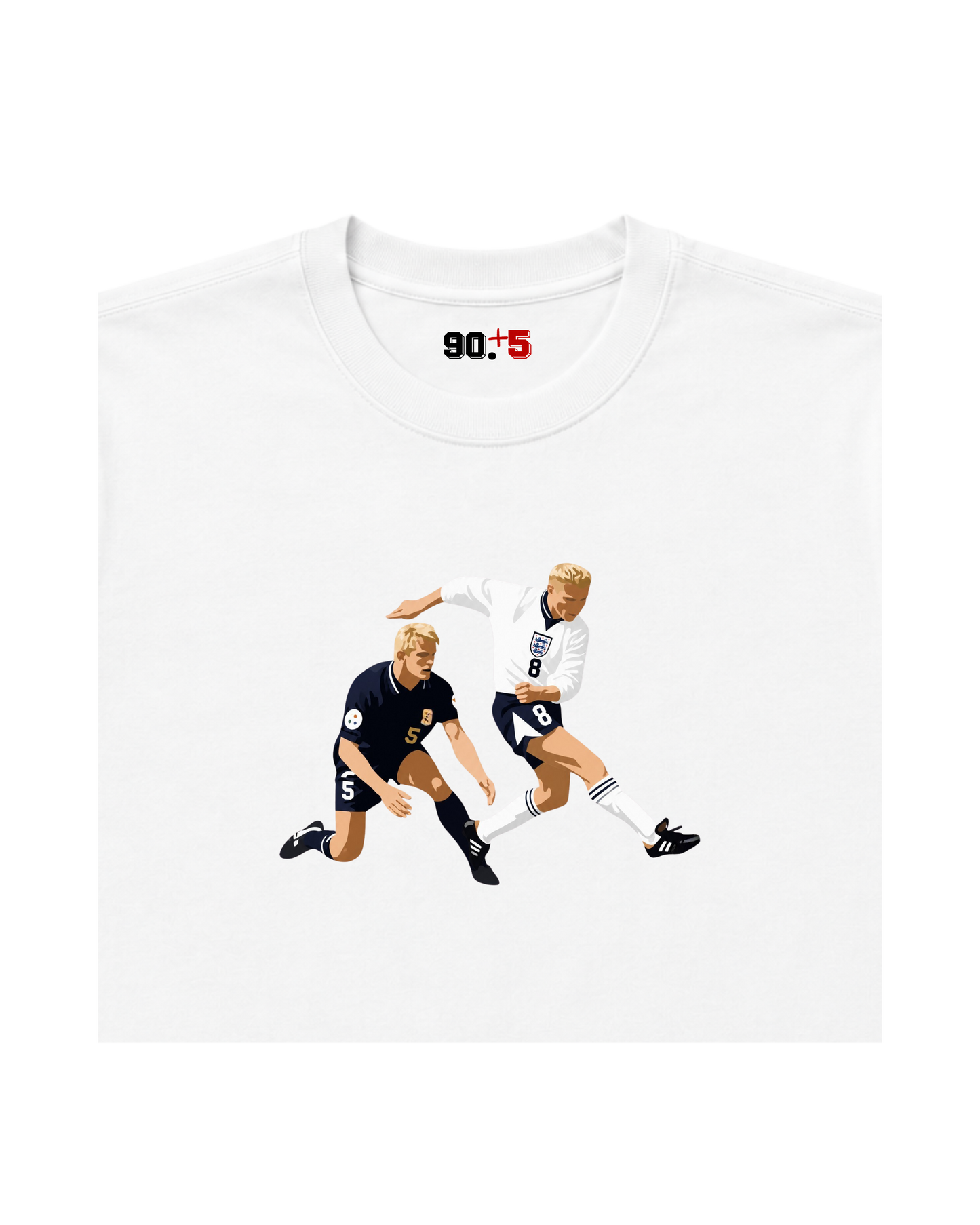 England - Gazza vs Scotland | Printed Club Classic T-Shirt