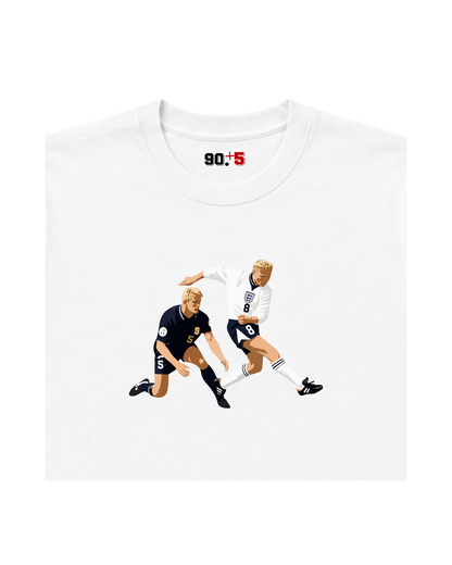 England - Gazza vs Scotland | Printed Club Classic T-Shirt
