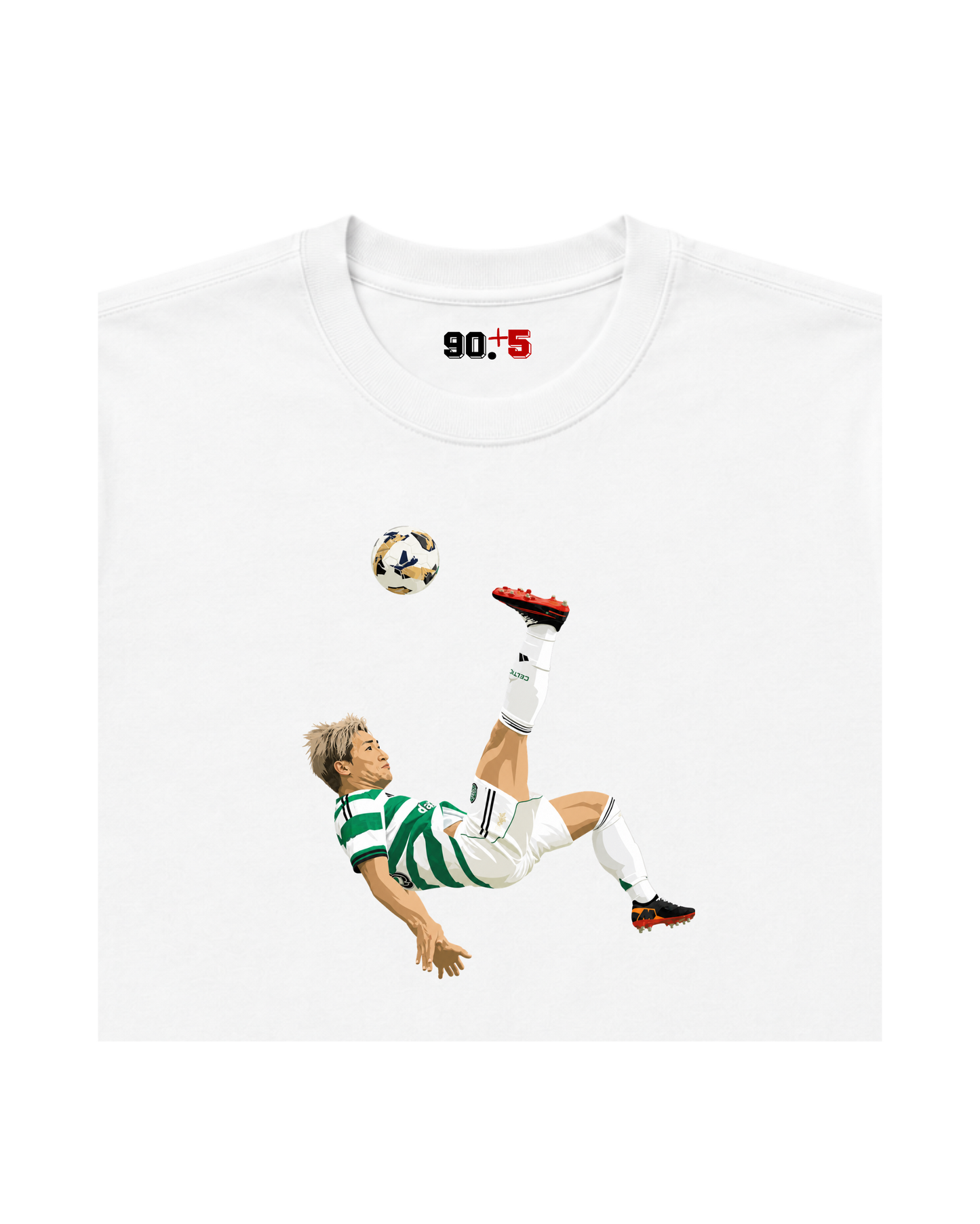 Celtic FC - Maeda Overhead Kick vs Rangers | Printed Club Classic T-Shirt