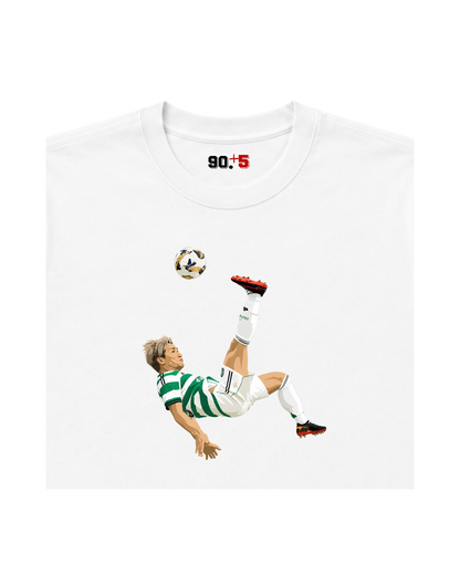 Celtic FC - Maeda Overhead Kick vs Rangers | Printed Club Classic T-Shirt