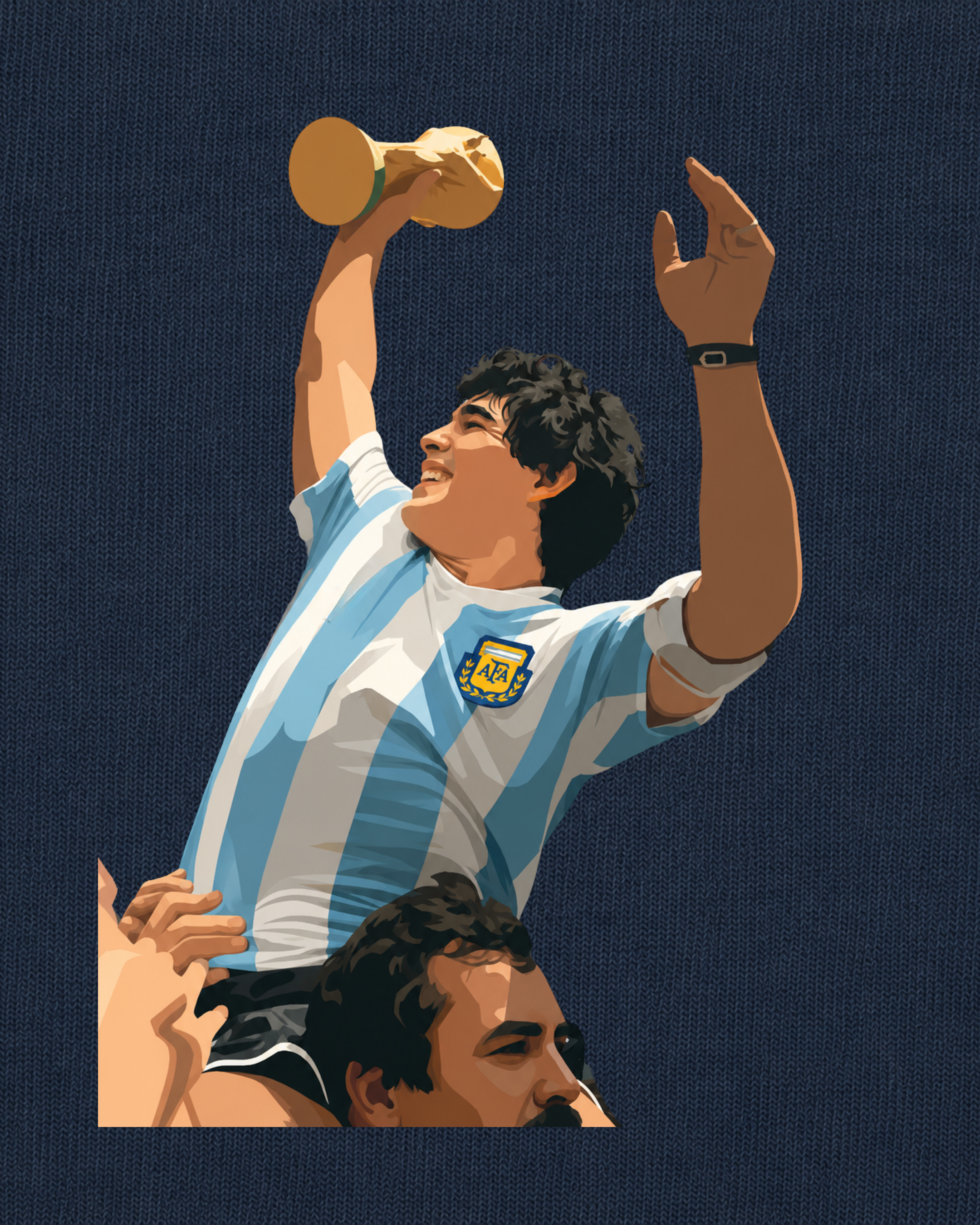 Argentina - Maradona | Printed Club Classic T-Shirt