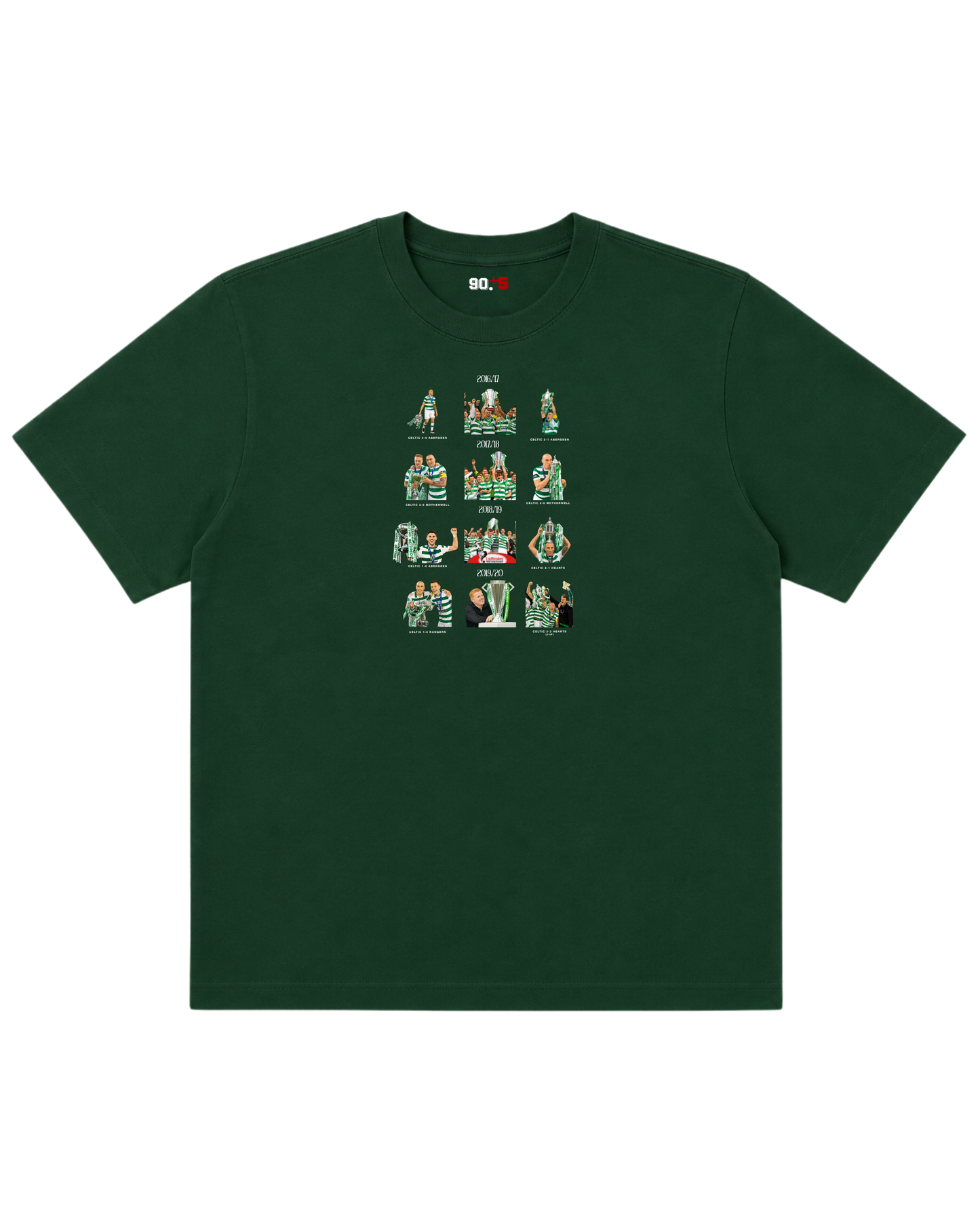 Celtic FC - Quadruple Treble | Printed Club Classic T-Shirt