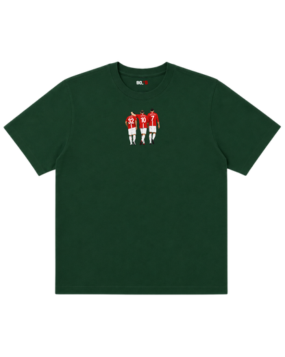Manchester United - Tevez, Rooney, Ronaldo | Printed Club Classic T-Shirt