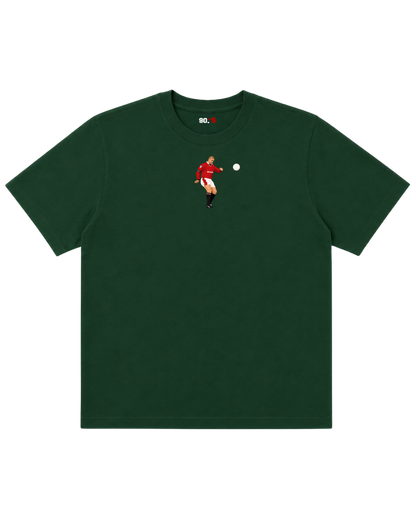Manchester United - Cantona Chip vs Sunderland | Printed Club Classic T-Shirt
