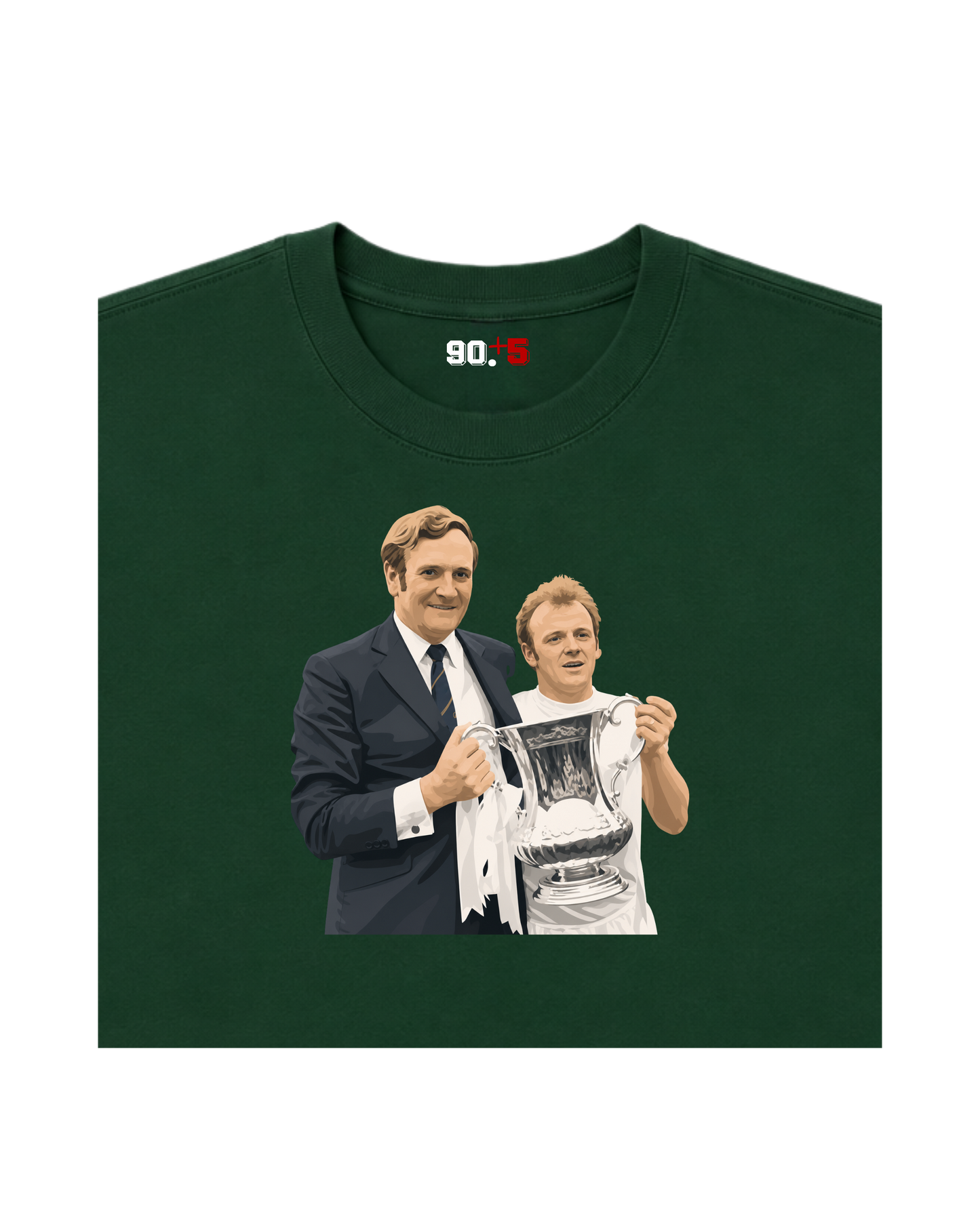 Leeds United - Bremner & Revie | Printed Club Classic T-Shirt