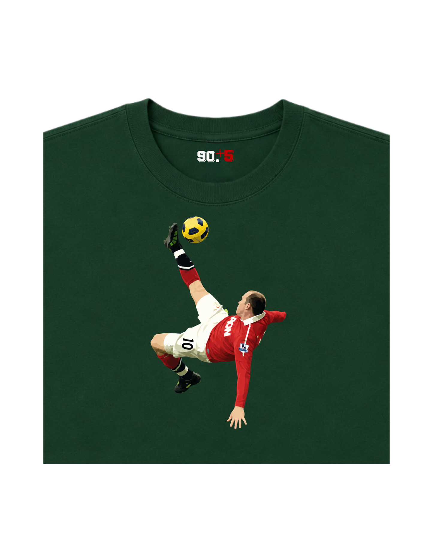 Manchester United - Rooney Overhead vs City | Printed Club Classic T-Shirt