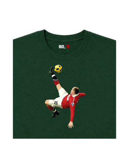 Manchester United - Rooney Overhead vs City | Printed Club Classic T-Shirt