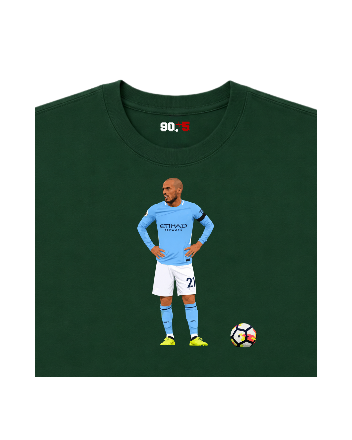Manchester City - Silva | Printed Club Classic T-Shirt