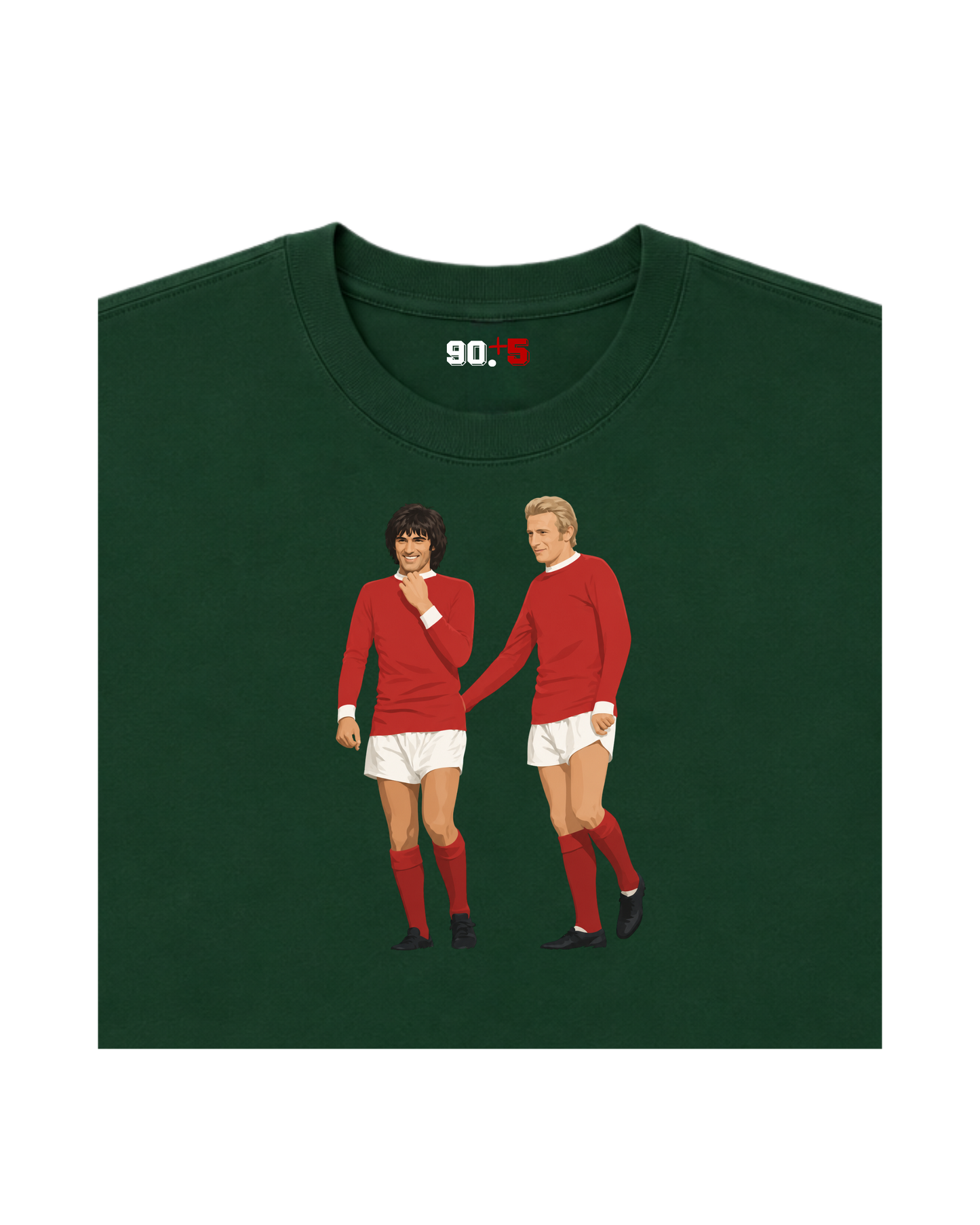 Manchester United - Law & Best | Printed Club Classic T-Shirt