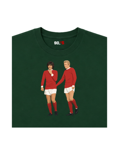 Manchester United - Law & Best | Printed Club Classic T-Shirt