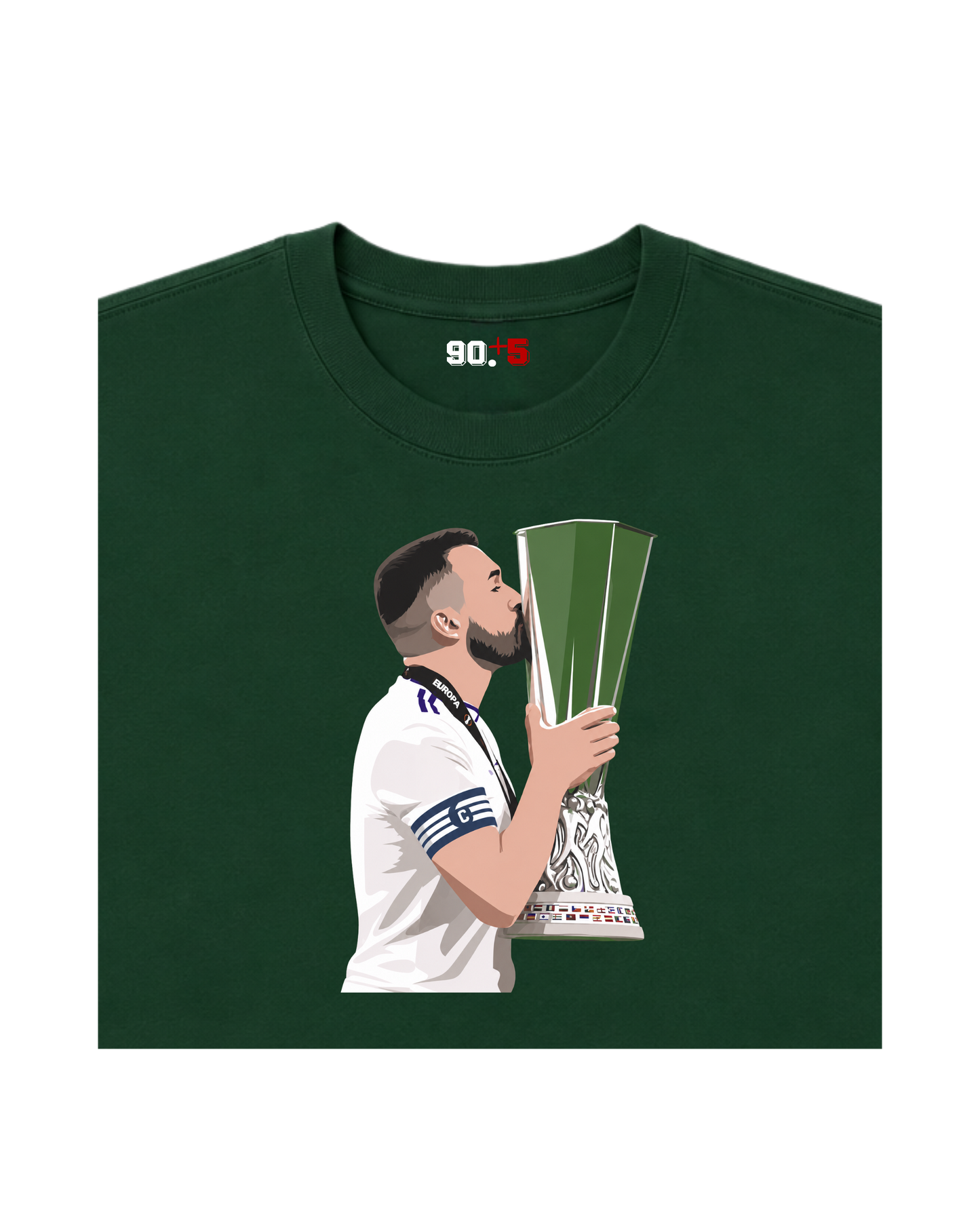 Aston Villa - McGinn Europa League | Printed Club Classic T-Shirt