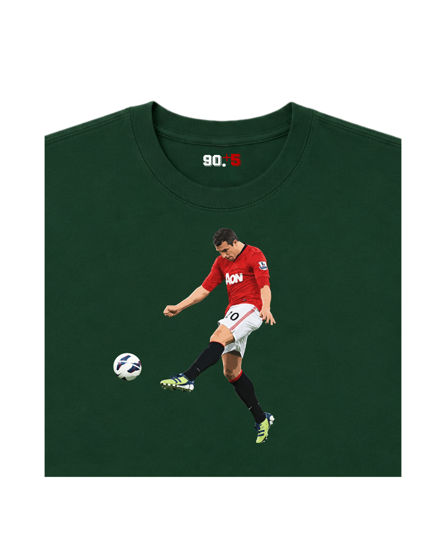 Manchester United - RVP vs Aston Villa | Printed Club Classic T-Shirt